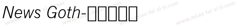 News Goth字体转换